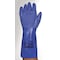 Showa NSK24 Chemical Resistant Gloves, Nitrile, 14 in L, 15 mil, Blue, 9, 1 PR NSK24-09 - alternate 4