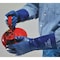 Showa NSK24 Chemical Resistant Gloves, Nitrile, 14 in L, 15 mil, Blue, 9, 1 PR NSK24-09 - alternate 5