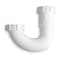Zoro Select 1-1/4" or 1-1/2 Dia, Polypropylene, White/Plastic, Repair Lavatory/Kitchen Flexible, J-Bend 1PPC3 - alternate 2