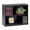 Tennsco 2-Shelf Stationary Bookcase, 28"x34-1/2" Black B-30BK - alternate 2