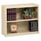 Tennsco 2-Shelf Stationary Bookcase, 28"x34-1/2" Champ/Putty B-30CP - alternate 5
