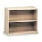 Tennsco 2-Shelf Stationary Bookcase, 28"x34-1/2" Champ/Putty B-30CP - alternate 1
