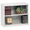 Tennsco 2-Shelf Stationary Bookcase, 28"x34-1/2" Light Gray B-30LG - alternate 5