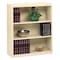Tennsco 3-Shelf Stationary Bookcase, 40"x34-1/2" Champ/Putty B-42CP - alternate 3