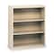 Tennsco 3-Shelf Stationary Bookcase, 40"x34-1/2" Champ/Putty B-42CP - alternate 1