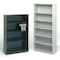 Tennsco 6-Shelf Stationary Bookcase, 78"x34-1/2" Champ/Putty B-78CP - alternate 4