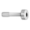 Zoro Select Captive Panel Screw, No. 8-32 Thrd Sz, 9/16 in Lg, 3/16 in Thrd Lg, Knurled, Passivated, 5 PK 114118-562-SS - alternate 1