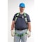 Miller Duraflex Python(R) Full Body Harness, L/XL, 400 lb., Mating Chest/ Mating Leg Straps, Back D-Ring P950/UGN - alternate 6