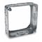Raco Extension Ring, 2 Gangs, Galvanized Steel, 1-1/2 in D, 4 in W, 4 in L 203 - alternate 1