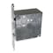 Raco Electrical Box, 30.3 cu in, Square Box Type, 2 Gangs, Galvanized Steel, Square Shape 235 - alternate 1