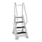 Cotterman 66 in H Steel Rolling Ladder, 4 Steps, 450 lb Load Capacity ST-401 A2 C1 P5 - alternate 1