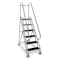Cotterman 84 in H Steel Rolling Ladder, 6 Steps, 450 lb Load Capacity ST-601 A2 C1 P5 - alternate 1
