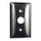 Hubbell Wiring Device-Kellems Security Opening Wall Plates and Box Cover, Number of Gangs: 1 Stainless Steel, Brushed Finish SS12RKLM - alternate 1