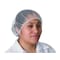 Condor Hairnet, Polyester, 20 in Dia., White, M, 100 PK 1TTU7 - alternate 1
