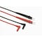 Fluke Test Leads, 4 ft. Length, CAT III 1000V, CAT IV 600V, Right Angle Shrouded Banana Plugs, PR Fluke-TL75 - alternate 6