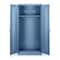 Tennsco Wardrobe Storage Cabinet, 78 in H, 36 in W, 18 in D, Swing, Keyed, Medium Gray, 1 Shelves, 0 Drawers 7818WMGY - alternate 1