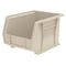 Akro-Mils Hang & Stack Storage Bin, Plastic, Beige, 7 in H, 8 1/4 in W, 10 3/4 in L 30239STONE - alternate 1
