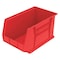 Akro-Mils Hang & Stack Storage Bin, Plastic, Red, 10 in H, 11 in W, 18 in L 30260RED - alternate 1