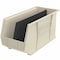 Akro-Mils Hang & Stack Storage Bin, Plastic, Beige, 9 in H, 8 1/4 in W, 18 in L 30265STONE - alternate 5