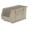 Akro-Mils Hang & Stack Storage Bin, Plastic, Beige, 9 in H, 8 1/4 in W, 18 in L 30265STONE - alternate 1