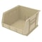 Akro-Mils Hang & Stack Storage Bin, Plastic, Beige, 11 in H, 16 1/2 in W, 18 in L 30270STONE - alternate 1