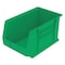 Akro-Mils Hang & Stack Storage Bin, Plastic, Green, 10 in H, 11 in W, 18 in L 30260GREEN - alternate 1