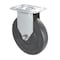 Zoro Select Rigid Plate Caster, Rubber, 4 in., 115 lb, D 1UHK2 - alternate 1