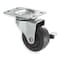 Zoro Select Swivel Plate Caster, Rubber, 2 in., 75 lb. 1UHJ1 - alternate 1