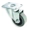 Zoro Select Swivel Plate Caster, Rubbr, 5 in., 325 lb, C 1UHX2 - alternate 1