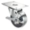 Zoro Select Swivel Plate Caster, Rubber, 3 in, 125 lb, A 1UKR2 - alternate 1