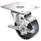 Zoro Select Swivel Plate Caster, Cast Iron, 3 in., 250 lb. 1UKX4 - alternate 1