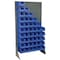 Akro-Mils Steel Louvered Floor Rack, 13 1/2 in D x 66 in H x 36 in W, Gray 30661 - alternate 4