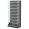 Akro-Mils Steel Louvered Floor Rack, 17 in D x 75 in H x 36 in W, Gray 30651 - alternate 2