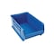 Quantum Storage Systems Storage Bin, Polypropylene/Polyethylene, Blue, 11 in H, 16 1/2 in W, 29 7/8 in L QUS974BL - alternate 2