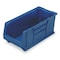 Quantum Storage Systems Storage Bin, Polypropylene/Polyethylene, Blue, 10 in H, 11 in W, 29 7/8 in L QUS973BL - alternate 1