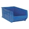 Quantum Storage Systems Storage Bin, Polypropylene/Polyethylene, Blue, 12 in H, 18 1/4 in W, 29 7/8 in L QUS975BL - alternate 1