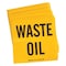 Brady DOT Handling Label, Waste Oil, Vinyl, 6" W, 6" H 121435 - alternate 1