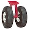 Hamilton Dual Wheel Swivel Pnumatic Castrs, 12 in. S-7212-PRG - alternate 1