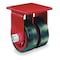 Hamilton Dual Whel Cster, Polyurthan, 6 in., 2000 lb R-HS2-6DB - alternate 4