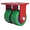 Hamilton Dual Whl Castr, Polyurthan, 4 in., 1500 lb. R-HS2-4DB - alternate 1