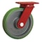 Hamilton Plate Caster, Swivel, Poly, 10 in., 2200 lb., A S-FM-10DB - alternate 1