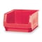 Quantum Storage Systems Storage Bin, Polyethylene, Red, 7 7/8 in H, 12 3/8 in W, 19 3/4 in L QMS532RD - alternate 1