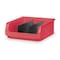 Quantum Storage Systems Storage Bin, Polyethylene, Red, 5 7/8 in H, 12 3/8 in W, 19 3/4 in L QMS531RD - alternate 1