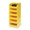 Quantum Storage Systems Storage Bin, Polyethylene, Yellow, 5 7/8 in H, 12 3/8 in W, 19 3/4 in L QMS531YL - alternate 4