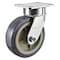Zoro Select Kingpinless Swivel Plate Caster, Polyurethane, 750 lb P25S-UP050R-14 - alternate 1
