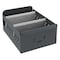 Zoro Select Drawer Storage Bin, Steel, Gray, 4 1/2 in H, 8 1/4 in W, 11 in L 1VL74 - alternate 1