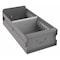 Zoro Select Drawer Storage Bin, Steel, Gray, 4 1/2 in H, 8 1/4 in W, 17 in L BX-818 - alternate 1