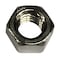 Zoro Select Hex Nut, 1"-12, 18-8 Stainless Steel, Not Graded, Plain, 55/64 in Ht 1WB58 - alternate 1