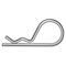 Zoro Select Retaining Cotter Pin, 1/8 in Dia, 2-9/16 in L, Stainless Steel, 25 PK WWG-BPS-211 - alternate 1