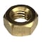 Zoro Select Heavy Hex Nut, 1/2"-13, Brass, Not Graded, Plain, 31/64 in Ht, 10 PK 1WY45 - alternate 1
